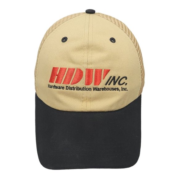 HDW Hardware Distribution Warehouses Mesh Snapback Cap Trucker Baseball Hat - Picture 1 of 12
